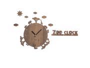 ZOO Handcrafted Non Ticking Silent Wall Clock