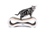 Premium Cat Scratcher Lounge Made of heavy duty corrugated cardboard this modern cat furniture