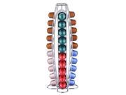 Felji 40 Capsule Coffee Pod Holder Tower Stand Rack for Nespresso