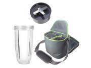NutriBullet Extractor Blade 600W 900W 32oz Colossal Cup Insulated Travel Bag Bundle