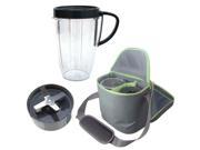 NutriBullet Extractor Blade 600W 900W 24oz Tall Cup Insulated Travel Bag Bundle
