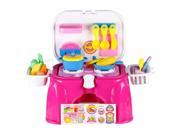Felji Kids Toy Pretend Kitchen Cooking Playset with Lights Sounds