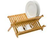 Felji Bamboo Folding Dish Rack