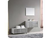 Fresca FVN8509HA Siena 35 Modern Bathroom Vanity with Mirror and Faucet in High Gloss Ash Gray