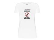 I Love You but Not to the Moon Graphic Tee Women s Short Sleeve Cotton T Shirt