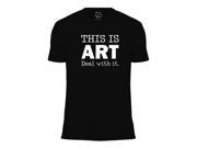 This is ART Graphic Tee Men s Short Sleeve Cotton T Shirt