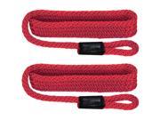 Extreme Max BoatTector Solid Braid MFP Fender Line 3 8 x 5 Red