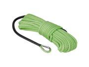Extreme Max The Devil s Hair Synthetic ATV UTV Winch Rope Lime Green