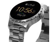 Fossil Q Marshal Men's 45mm Smoke Stainless Steel Smartwatch