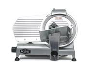 KWS Premium Commercial 320w Electric Meat Slicer 10 Stainless Blade Frozen Meat Cheese Food Slicer Low Noises Commercial and Home Use