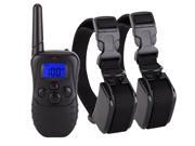 Dog Shock Collar Remote Dog Training Collar with Beep Vibration Shock Electric E collar 1 to 2