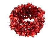 Falari Natural Gemstone Beads Bracelet Coral