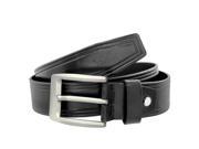 Falari Men s Genuine Leather Belt Black X Large 42 44