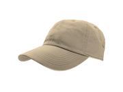 Falari Baseball Cap Hat 100% Cotton Adjustable Size Khaki