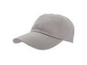Falari Baseball Cap Hat 100% Cotton Adjustable Size Grey