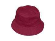 Falari Men Women Unisex Cotton Bucket Hat Large X Large Burgundy