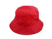 Falari Men Women Unisex Cotton Bucket Hat Small Medium Red