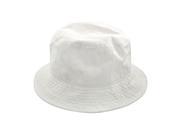 Falari Men Women Unisex Cotton Bucket Hat Large X Large White