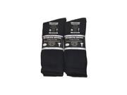 Falari Diabetic Socks Men Unisex Size 9 11 Black 6 Pairs