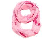 Women s Pink Ribbon Breast Cancer Symbol Infinity Scarf