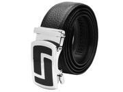 Falari Men s Leather Belt Dress Ratchet Belt 35mm Adjustable Size 73 7017 XL42