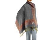 Women s Woven Double Side Pashmina Shawl Wrap Scarf 80 X 27 Dark Grey