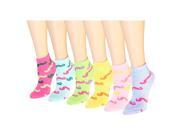 12 Pairs Women s Socks Assorted Colors Size 9 11 Mustache