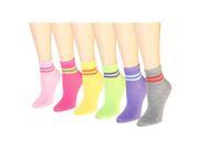 12 Pack Women s Ankle Socks Assorted Colors Size 9 11