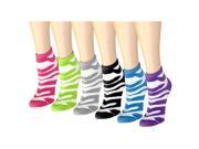 12 Pack Women s Ankle Socks Assorted Colors Size 9 11 Tiger Skin