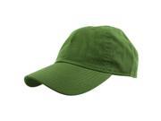 Falari Baseball Cap Hat 100% Cotton Adjustable Size Forest Green