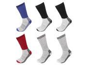 6 Pairs Wool Socks Excellent for Cold Weather Temp 5 25° Assorted Colors
