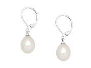 Falari Mother of Pearl Oval Shaped Earring White
