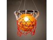 Cheerhuzz Vintage Basketball Pendant Light Glass Ceiling Lamp Retro Chandelier Fixture PL488