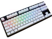 MK Disco TKL RGB Backlit White Keycap Edition Mechanical Keyboard KBT Black Switch
