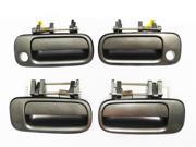 92 96 Toyota Camry Outside Door Handle Set 4 SILVER 923 DH57 92 93 94 95 96