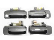 97 01 Toyota Camry Outside Door Set 4 Handles Gray 930 DH67 97 98 99 00 01