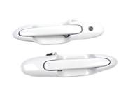 01 05 Mazda MPV Front Outside Door Handle Set 2 Arctic White A4D DS126 01 02 03 04 05