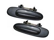 93 97 Toyota Corolla Outside Door Handles Set 2 Black Non Painted DS35 93 94 95 96 97
