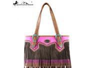 MW335 8014 Montana West Fringe Collection Tote Bag Coffee