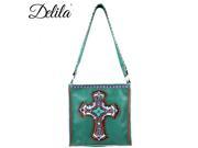 CLT 631C Delila 100% Genuine Leather Hand Embroidered Collection Turquoise