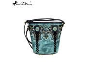 MW382 8287 Montana West Concho Collection Crossbody Bag Turquoise