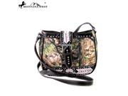 HF10 8360 Montana West Camouflage Collection Crossbody Green Pink
