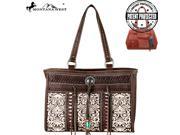 MW343G 9220 Montana West Concho Collection Concealed Handgun Tote Coffee