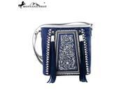 MW371 8287 Montana West Embroidered Collection Crossbody Navy