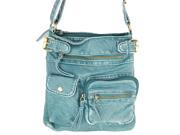 8023 Stone Washed Leather Cross Body Bag