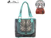 MW337G 8014 Montana West Concho Collection Concealed Handgun Collection Tote Grey
