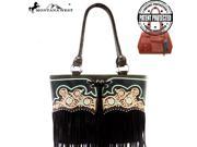 MW342G 8317 Montana West Fringe Collection Concealed Handgun Collection Tote Coffee