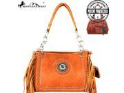 MW327G 8085 Montana West Fringe Collection Satchel Brown