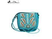 MW395 8360 Montana West Concho Collection Crossbody Bag Turquoise