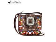 MW345 8360 Montana West Buckle Collection Crossbody Brown